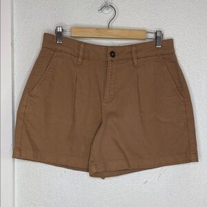 NWT Liz Claiborne Shorts French Caramel Size 8 Coastal preppy Resort Earth tone